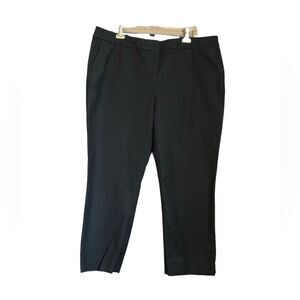Boden black cropped pants. Size 16